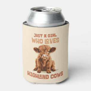 Just a girl who loves Highland Cows Can Cooler