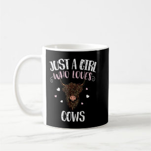Just A Girl Who Loves Highland Cows – Funny Highla Coffee Mug