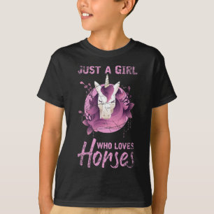 Just A Girl Who Loves Horse T-Shirt