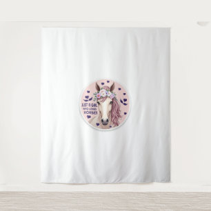 Just a Girl Who Loves Horses (2) Tapestry