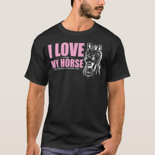 Just A Girl Who Loves Horses, Girls' Equestrian Sp T-Shirt