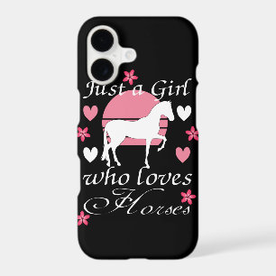 Just A Girl Who Loves Horses in Rose Pink