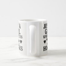 Just a Girl Who Loves Horses Mug – Cute Equestrian