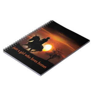 just a girl who loves horses notebook