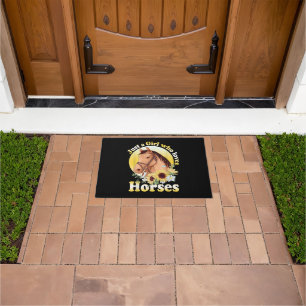 Just A Girl Who Loves Horses Riding Girls Doormat