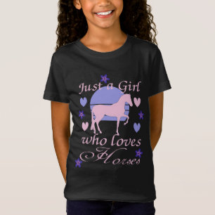 Just A Girl Who Loves Horses  T-Shirt