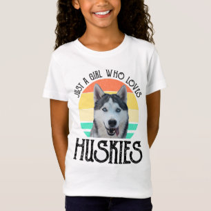 Just A Girl Who Loves Huskies T-Shirt