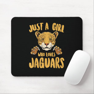 Just a Girl Who Loves Jaguars Funny Jaguar Women G Mouse Mat