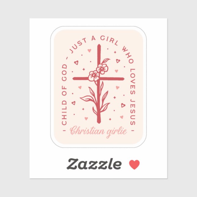 Just a girl who loves Jesus Christian girlie (Sheet)