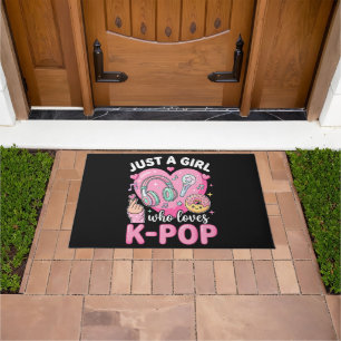 Just A Girl Who Loves K-Pop Doormat