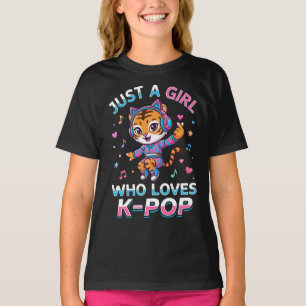 Just a Girl Who Loves K-Pop Tigress T-Shirt