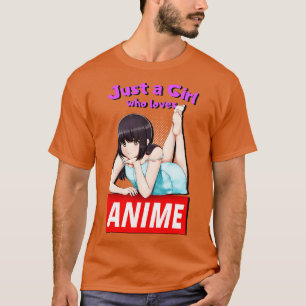 Just A Girl Who Loves Kawaii Otaku Japan T-Shirt
