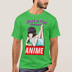 Just A Girl Who Loves Kawaii Otaku Japan T-Shirt
