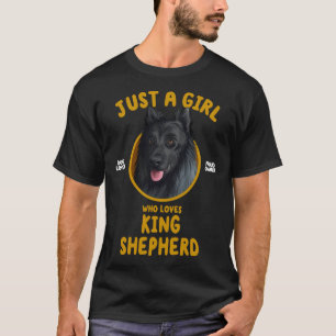 Just A Girl Who Loves King Shepherd Dog T-Shirt