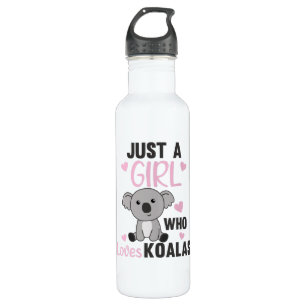Just A Girl Who Loves Koalas Cute Koala Bear 710 Ml Water Bottle
