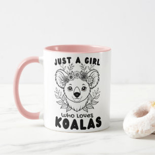 Just a Girl who Loves Koalas  Mug