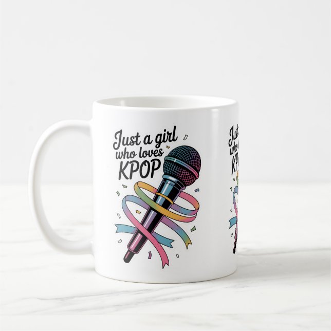 Just a girl who loves Kpop Coffee Mug (Left)
