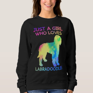 Just A Girl Who Loves Labradoodles Dog Sweatshirt