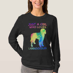 Just A Girl Who Loves Labradoodles Dog T-Shirt