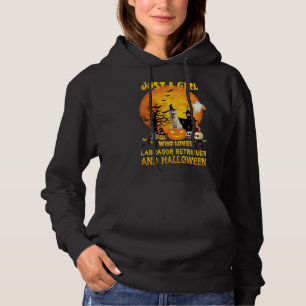 Just A Girl Who Loves Labrador Retriever And Hallo Hoodie