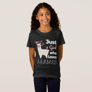 Just A Girl Who Loves Llamas T-Shirt