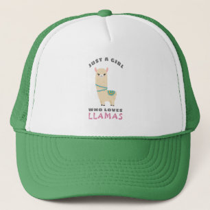 Just a Girl who loves Llamas Trucker Hat