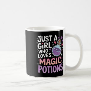 Just A Girl Who Loves Magic Potion Funny Halloween Coffee Mug