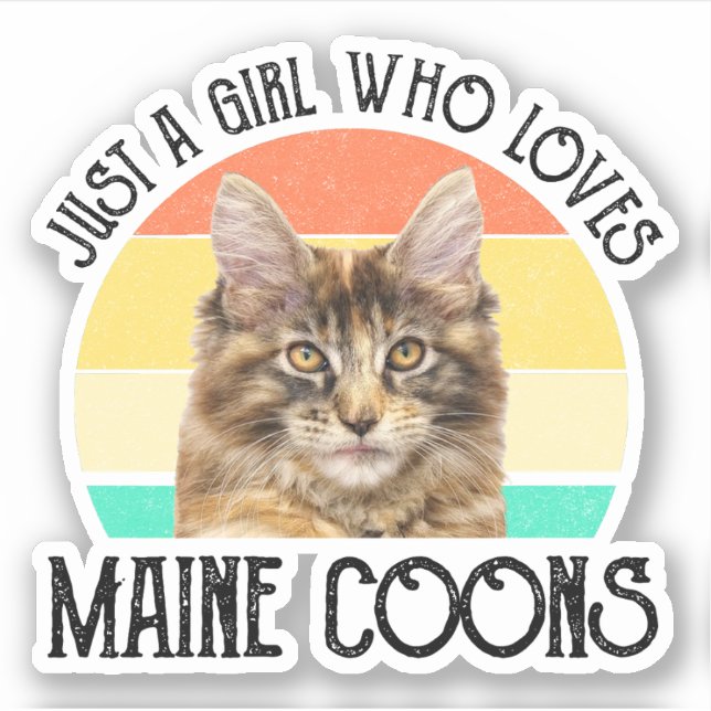 Just A Girl Who Loves Maine Coons (Front)