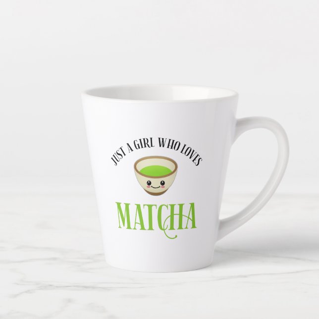 Just A Girl Who Loves Matcha Latte Mug (Right)