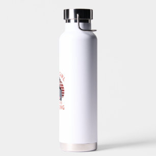 Just A Girl Who Loves Moo Deng Funny Cute Baby Hip Water Bottle