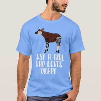 Just A Girl Who Loves Okapi T-Shirt