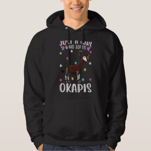 Just A Girl Who Loves Okapis Cute Okapi Hoodie