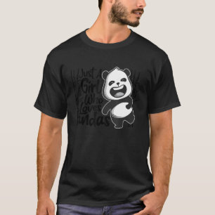 Just A Girl Who Loves Pandas Animal  For Women Bea T-Shirt