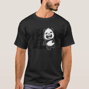 Just A Girl Who Loves Pandas Animal  For Women Bea T-Shirt