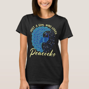 Just A Girl Who Loves Peacocks T-Shirt