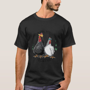 Just A Girl Who Loves Peckers Funny Womens Chicken T-Shirt