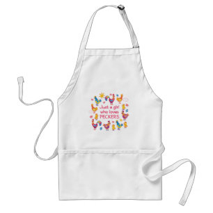 Just a girl who loves peckers standard apron