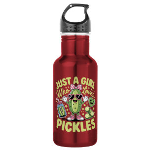 Just A Girl Who Loves Pickles 532 Ml Water Bottle
