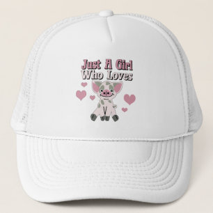 Just A Girl Who Loves Pigs   Trucker Hat