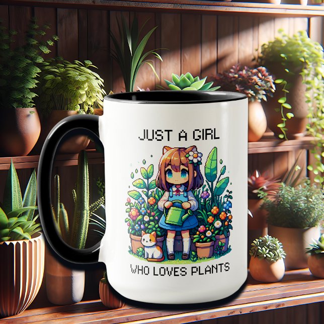Just a Girl Who Loves Plants  Mug (Creator Uploaded)