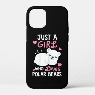 Just A Girl Who Loves Polar Bears Animal Lover iPhone 12 Mini Case