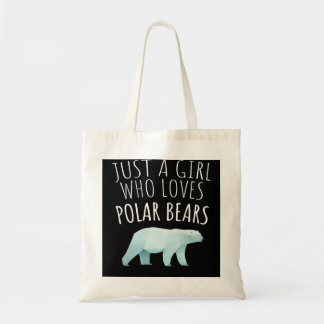 Just A Girl Who Loves Polar Bears_Polar Bear Lover Tote Bag