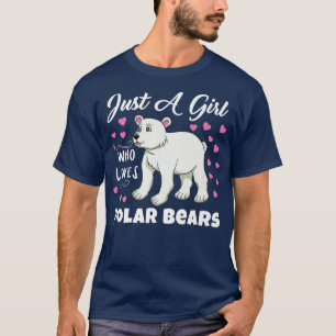 Just A Girl Who Loves Polar Bears Premium T-Shirt