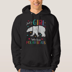 Just A Girl Who Loves Polar Bears Shirt Polar Bear