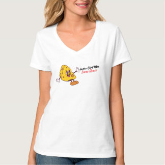 Just a Girl Who Loves Queso just Cheese T-Shirt