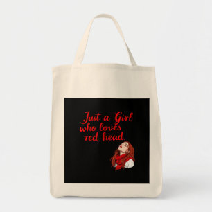Just a Girl Who Loves Red Heads Tote Bag