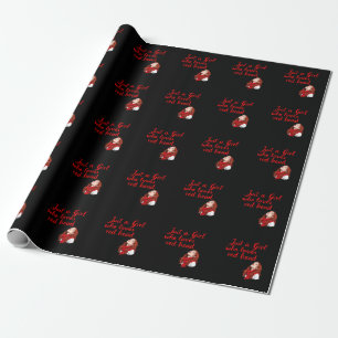 Just a Girl Who Loves Red Heads  Wrapping Paper