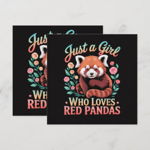 Just A Girl Who Loves Red Pandas