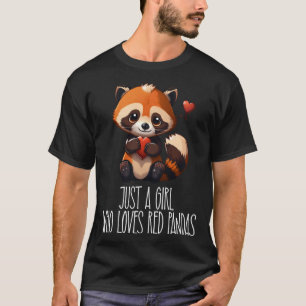 Just A Girl Who Loves Red Pandas Women Girl Wife T-Shirt