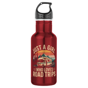 Just A Girl Who Loves Road Trips 532 Ml Water Bottle